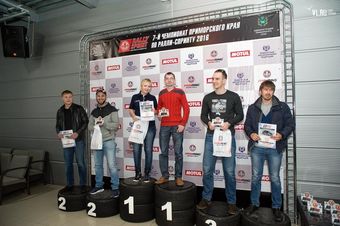 Во Владивостоке наградили победителей и призеров чемпионата по зимнему ралли-спринту